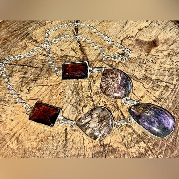 Deep Purple Charoite Necklace - Picture 7 of 11